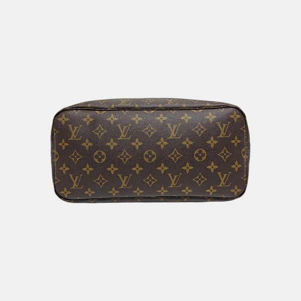 NEVERFULL MM Monogram Coated Canvas Brown