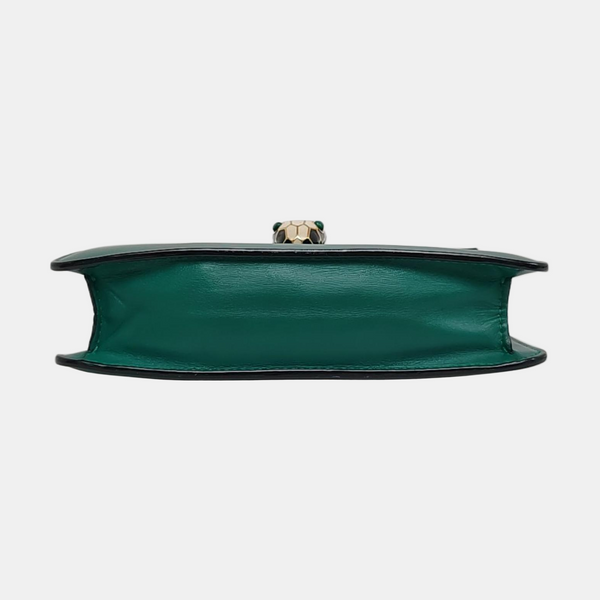 SERPENTI FOREVER Small Stingray Leather Green
