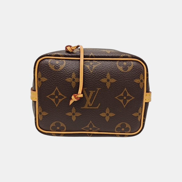 NÉONOÉ Nano Monogram Coated Canvas Brown