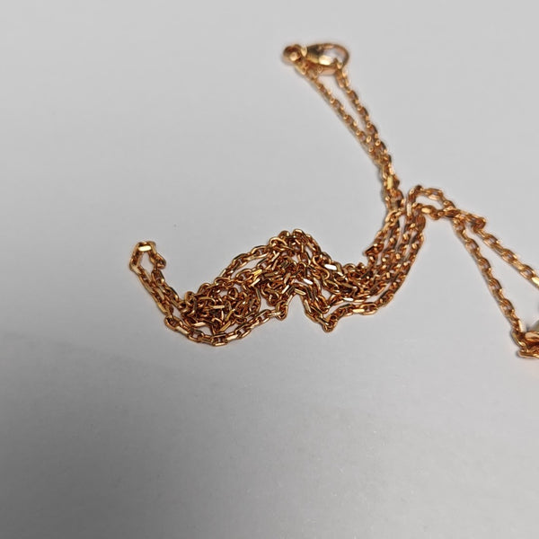Pop H Metal Rose Gold Necklace