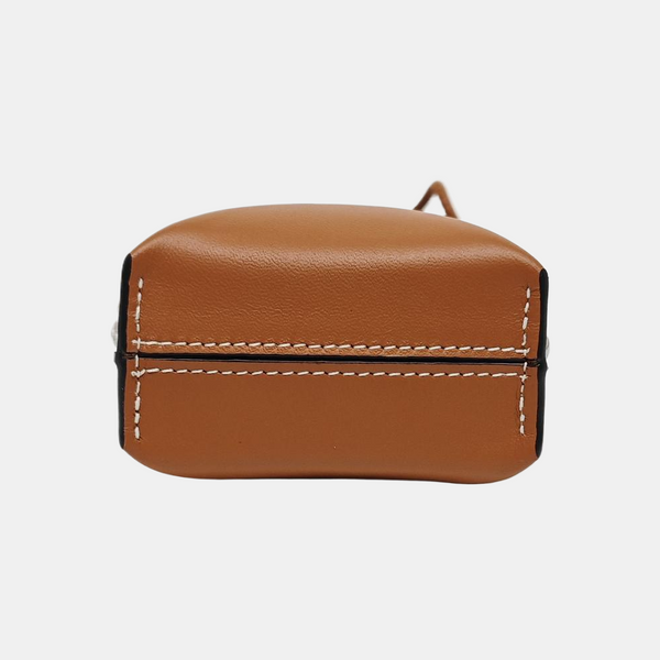 Calfskin Shoulder Bag Brown
