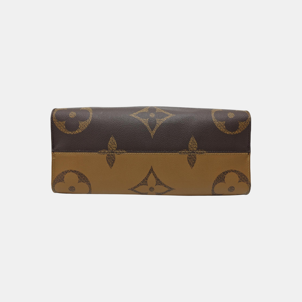 ONTHEGO MM Monogram Coated Canvas Brown