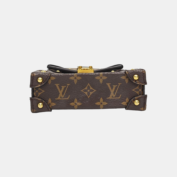 TRUNK Monogram Coated Canvas Brown