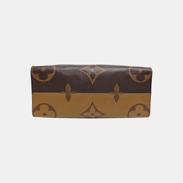 ONTHEGO MM Monogram Coated Canvas Brown