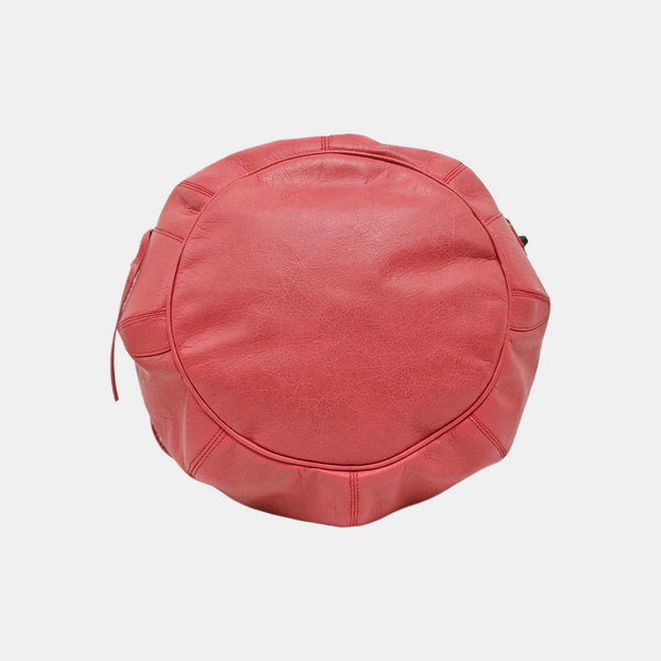 Pompon Bag Calfskin Pink