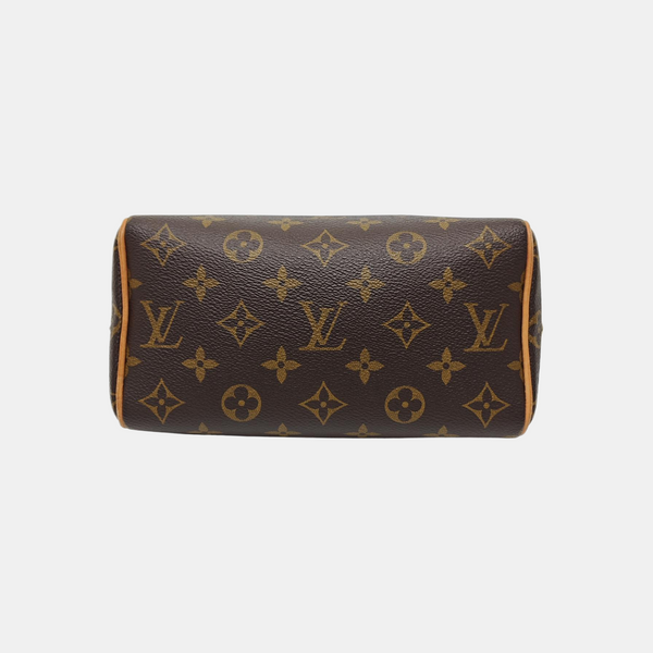 SPEEDY 20 Monogram Coated Canvas Brown