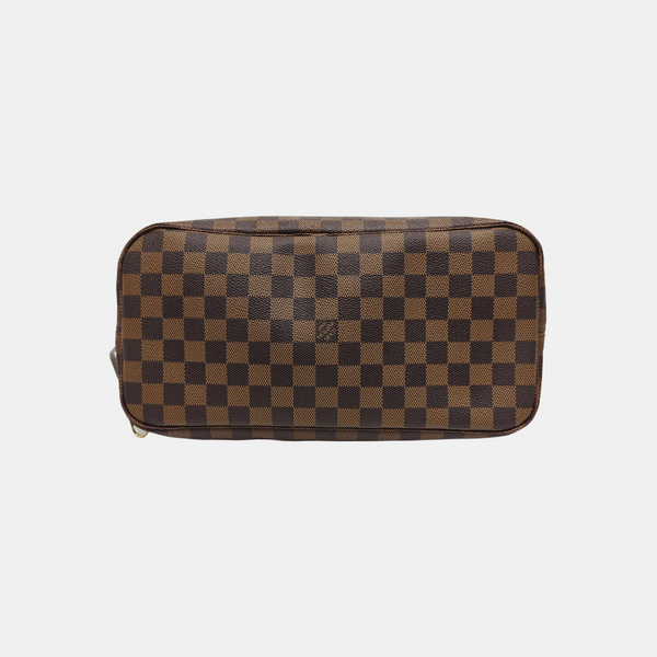 NEVERFULL MM Damier Ebene Coated Canvas Brown