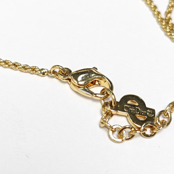 Twist Round Metal Gold Necklace