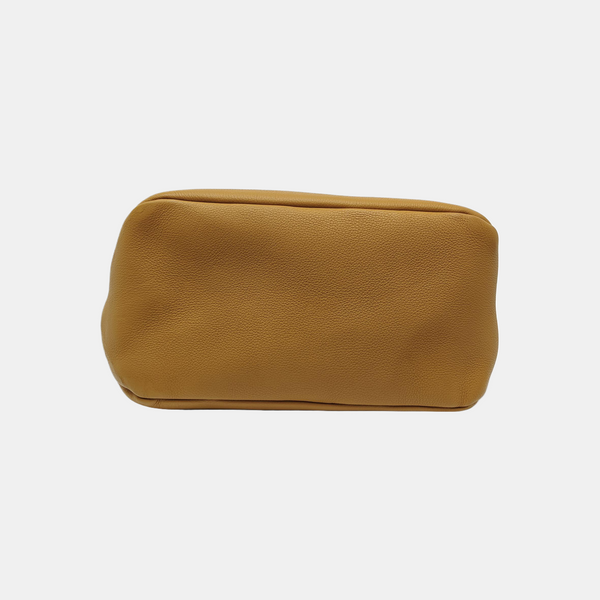 Calfskin Shoulder Bag Brown
