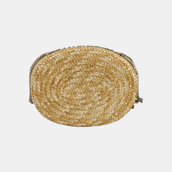Straw Bucket Bag Multicolor