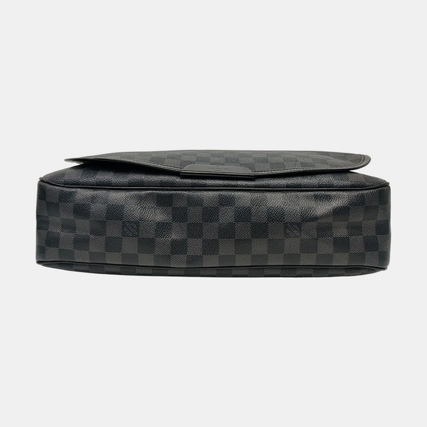 DISTRICT GM Damier Graphite Coated Canvas Black