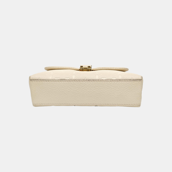 MADELEINE Nano Monogram Calfskin Beige