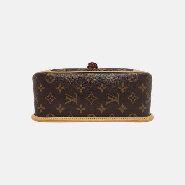 DIANE Monogram Coated Canvas Brown