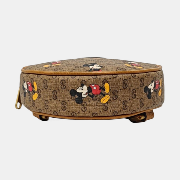 Disney X Gucci Monogram Coated Canvas Brown