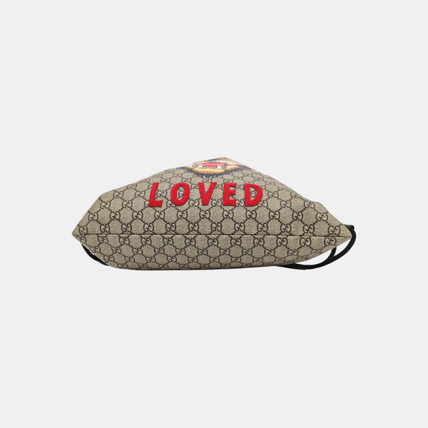 GG Supreme Monogram Coated Canvas Beige