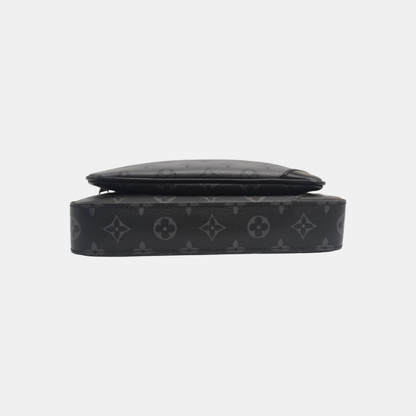 TRIO Monogram Coated Canvas Gray