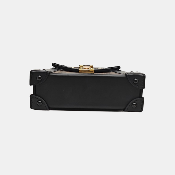 TRUNK Monogram Coated Canvas Brown