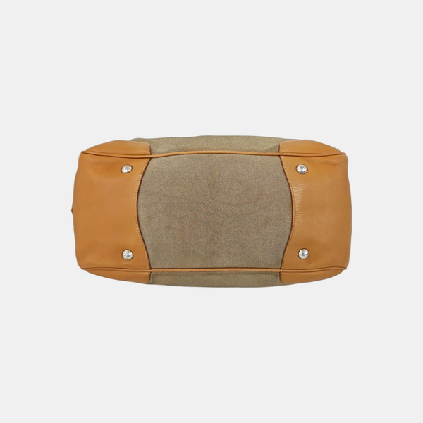 Fabric Tote Bag Brown