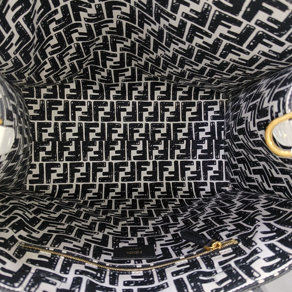 Shopper Fabric White