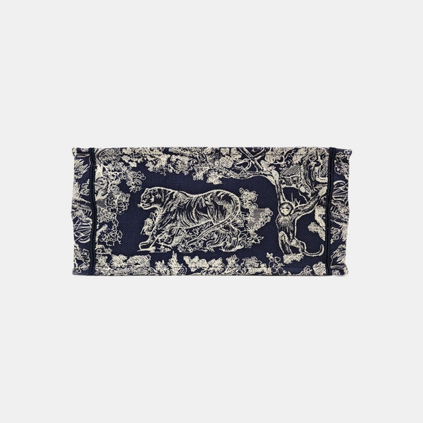 Book Tote Medium Fabric Blue