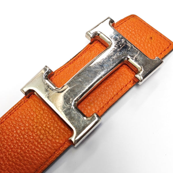 Leather Belt Orange