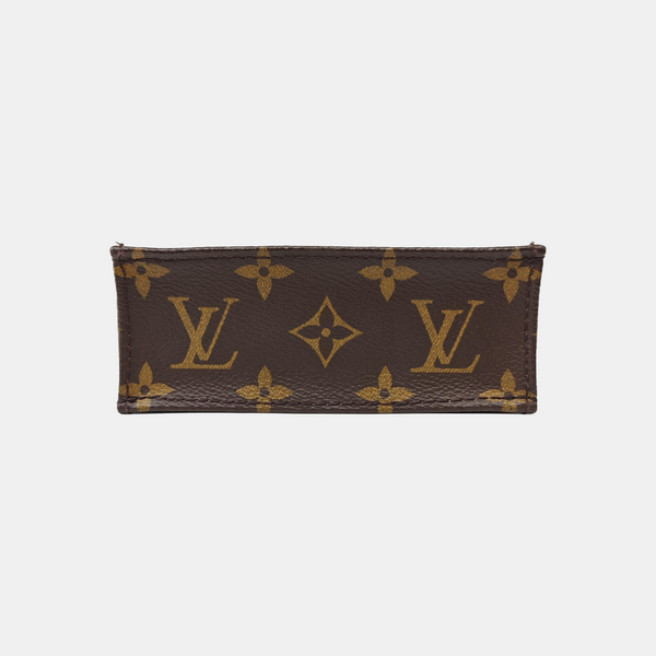 SAC PLAT Mini Monogram Coated Canvas Brown