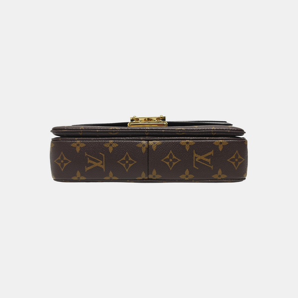MARCEAU Monogram Coated Canvas Brown
