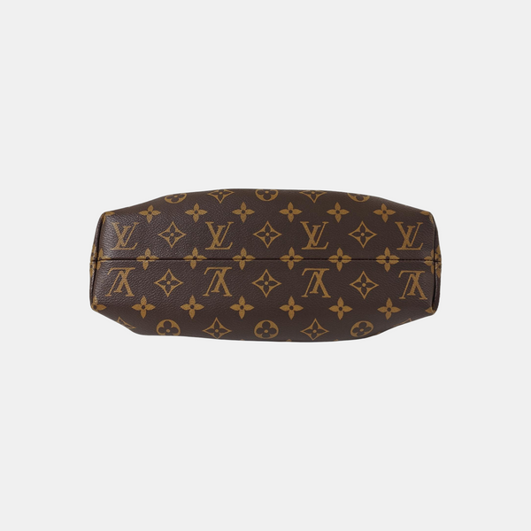CLUTCH Monogram Coated Canvas Brown