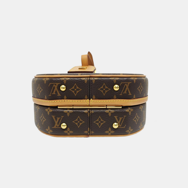 BOITE CHAPEAU PM Monogram Coated Canvas Brown
