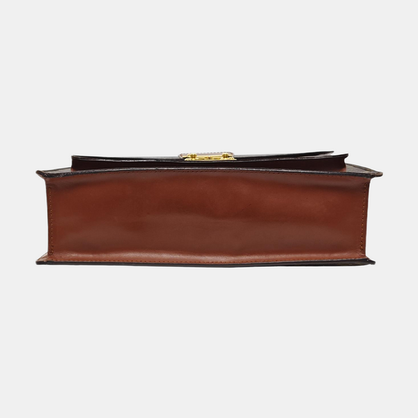 MONCEAU MM Monogram Coated Canvas Brown