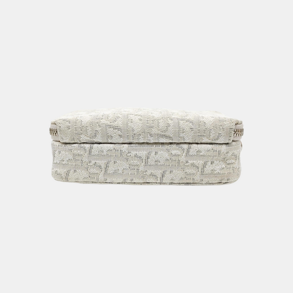 Oblique Canvas Shoulder Bag White