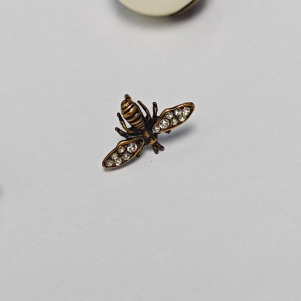 Dior Tribales Metal Gold Stud Earrings