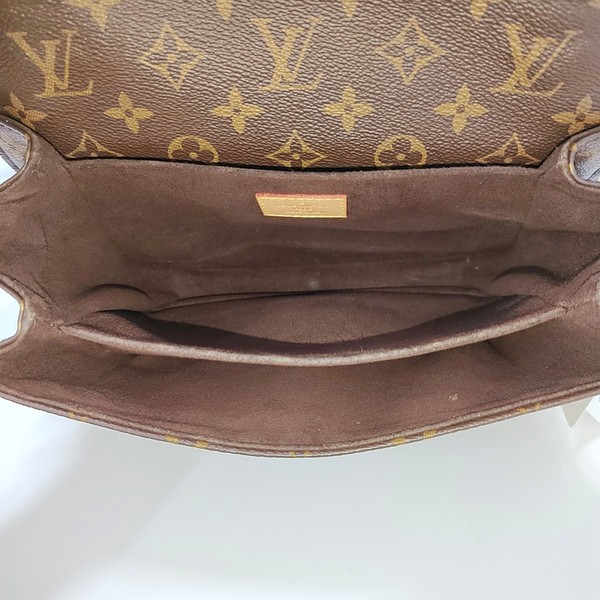 MÉTIS MM Monogram Coated Canvas Brown