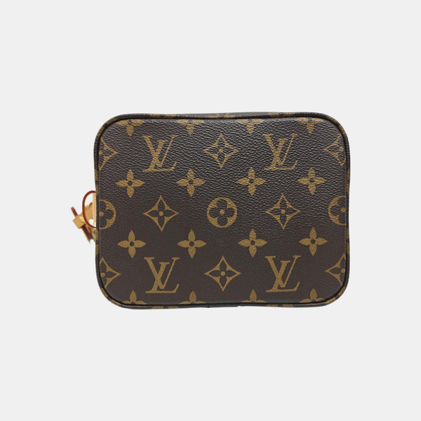 ALL IN Monogram Coated Canvas Brown
