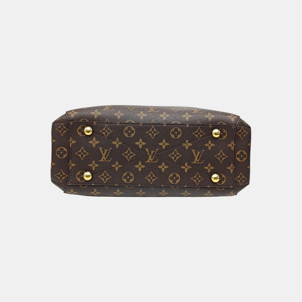 MONTAIGNE Monogram Coated Canvas Brown