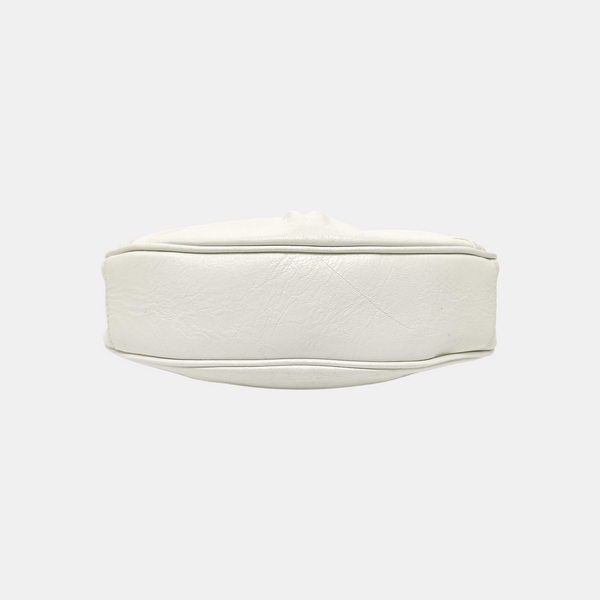 Le Cagole Mini Calfskin White