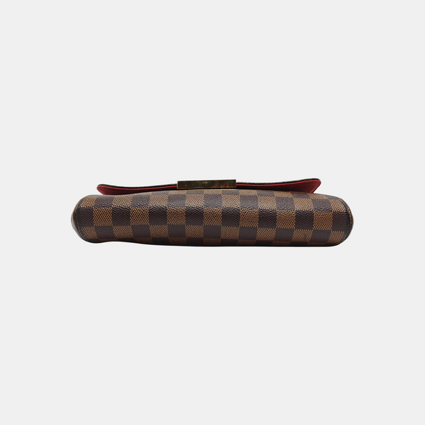 FAVORITE PM Damier Ebene Coated Canvas Brown