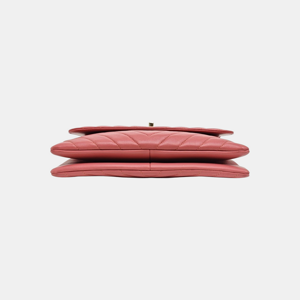 TRENDY CC Chevron Lambskin Pink