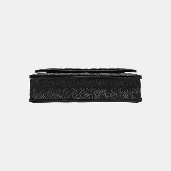 WOC Quilted Grained Calfskin Black