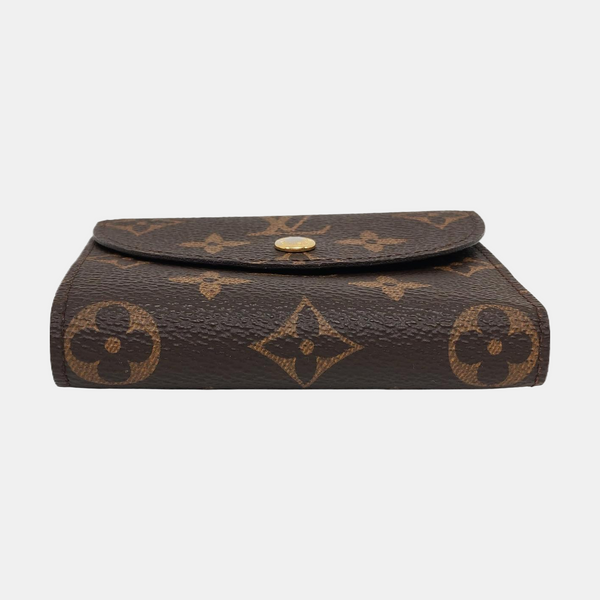 ROSALIE Monogram Coated Canvas Brown Wallet