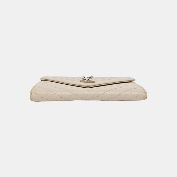 MONOGRAM Chevron Calfskin Pink