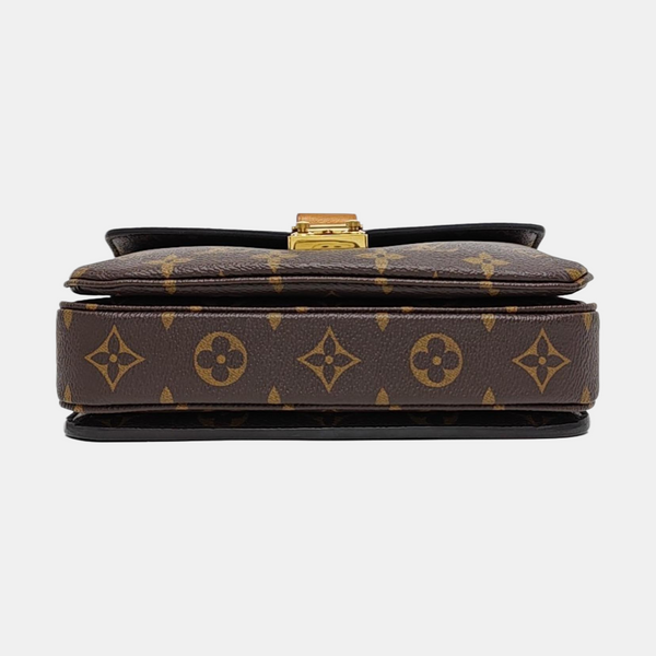 MÉTIS EAST WEST Monogram Coated Canvas Brown
