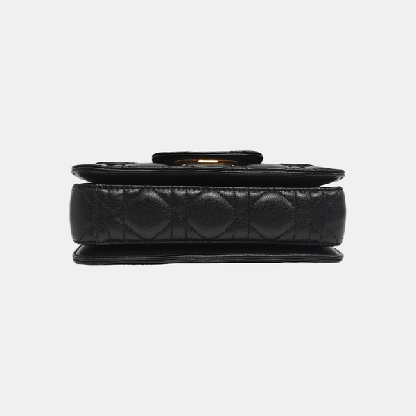 Dior Caro Mini Cannage Calfskin Black