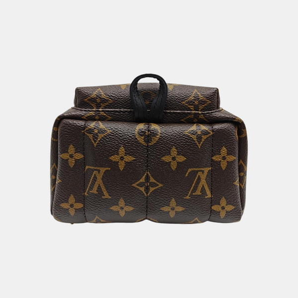 PALM SPRINGS Mini Monogram Coated Canvas Brown