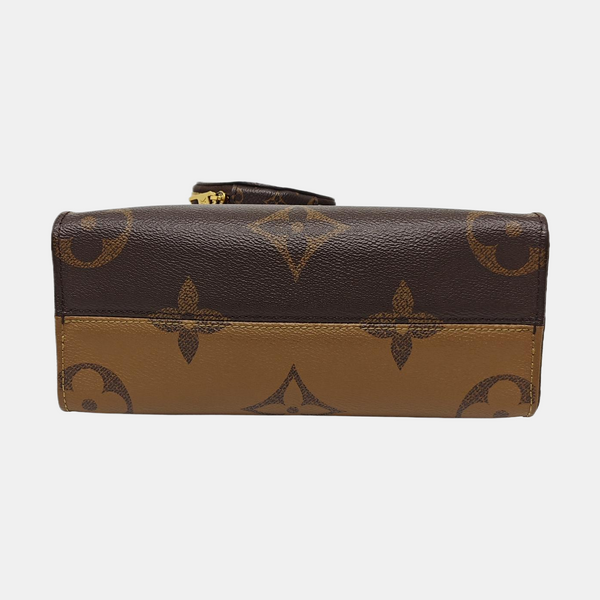 ONTHEGO PM Monogram Coated Canvas Brown