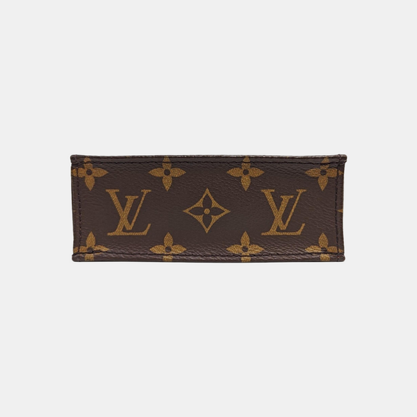 SAC PLAT Mini Monogram Coated Canvas Brown