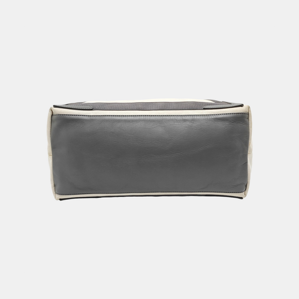 Navy Canvas Gray