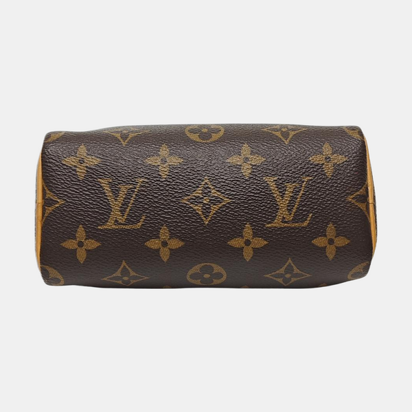 SPEEDY Nano Monogram Coated Canvas Brown