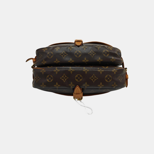 SAUMUR Monogram Coated Canvas Brown