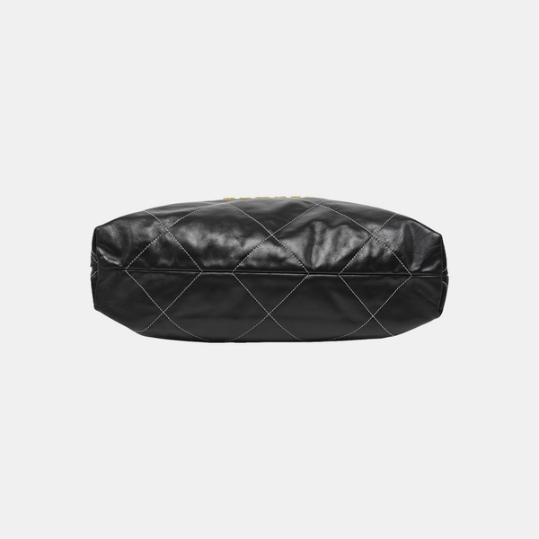 CHANEL 22 Small Quilted Calfskin Black